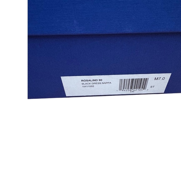 Stuart Weitzman Rosalind 90 Black Nappa Leather Ankle Boots 7 - Picture 3 of 13